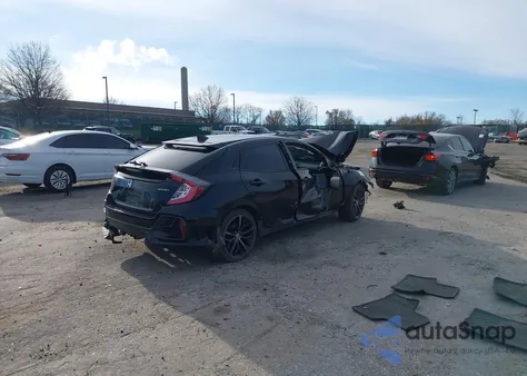 2020 Honda Civic Sport из США, поврежденный, VIN SHHFK7H42LU407620